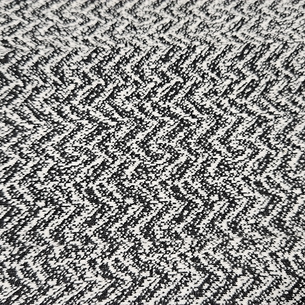 Marisa Christina black and white herringbone print fit and flare skirt - Picture 3 of 6